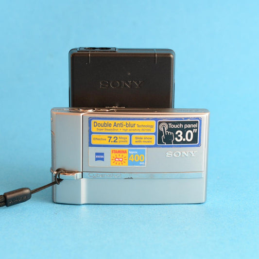 Sony Cyber-Shot DSC-T50 Digital Camera | 7.2MP | Tested & Working | Silver