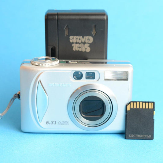 Traveler Digital Camera | 6.3MP | Tested & Working | Silver