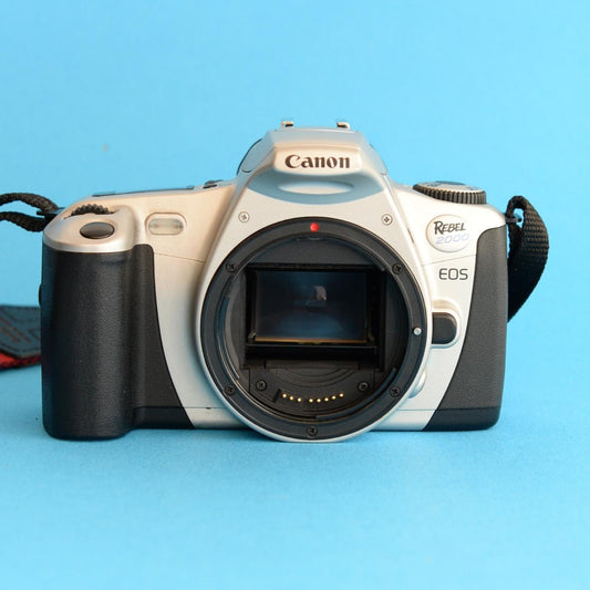 Canon EOS Rebel 2000 | 35mm SLR Film Camera | Black & Silver
