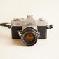 Fujica ST701 35mm SLR Film Camera with Fujinon 55mm f/1.8 Lens | Tested & Working | Silver & Black