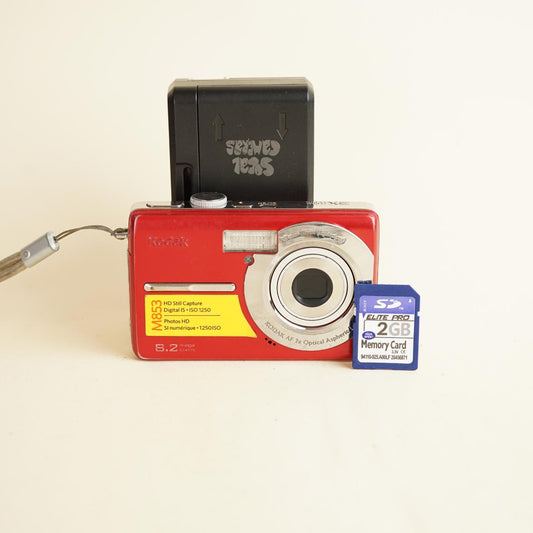 Kodak EasyShare M853 | 8.2MP Digital Camera | Tested & Working | Red