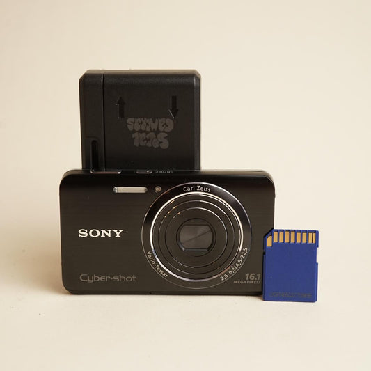 Sony Cyber-shot DSC-W650 Digital Camera | 16.1MP | Tested & Working | Black