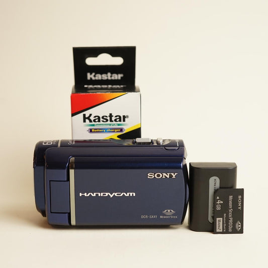 Sony Handycam DCR-SX41 Digital Camcorder | Tested & Working | Blue