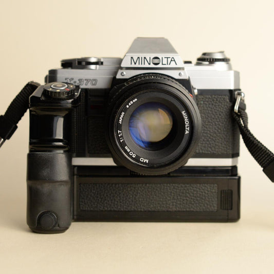 Minolta X-370 | 35mm SLR Film Camera | Silver