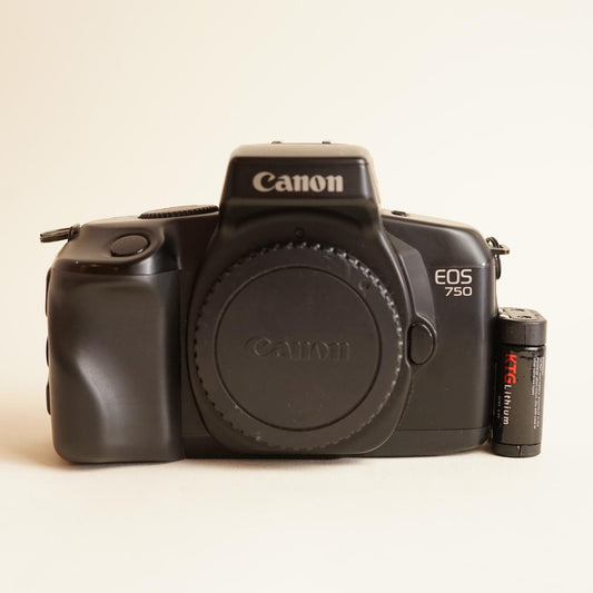 Canon EOS 750 Film Camera | 35mm SLR Body | Tested & Working | Black