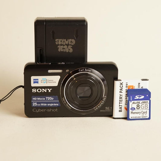 Sony Cyber-shot DSC-W650 Digital Camera | 16.1MP | Tested & Working | Black