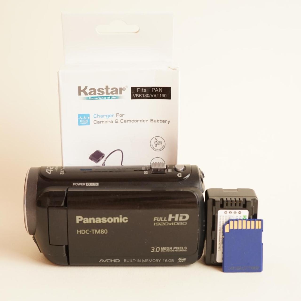 Panasonic HDC-TM80 Camcorder | HD Video | Tested & Working | Black