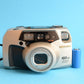 Pentax IQZoom 200 Film Camera | 35mm Point & Shoot | Tested & Working | Silver