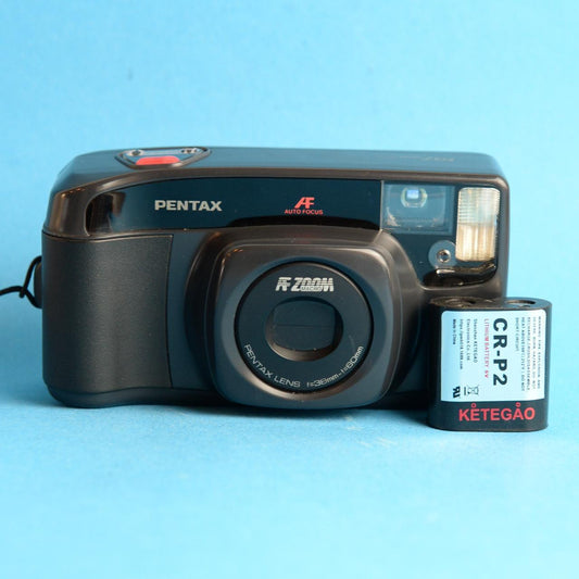 Pentax IQZoom 60 | 35mm Film Camera | Tested & Working | Grey