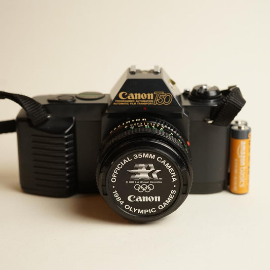 Canon T50 SLR Film Camera | 35mm SLR | Tested & Working | Black