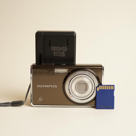 Olympus FE-4020 Digital Camera | 14MP | Tested & Working | Brown