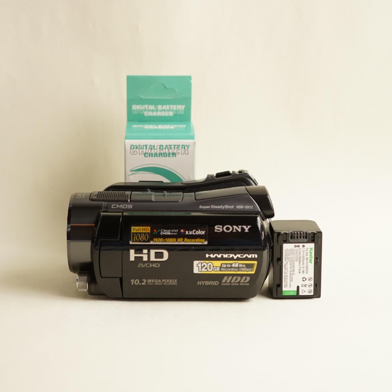 Sony Handycam HDR-SR12 Digital Camcorder | Tested & Working | Grey