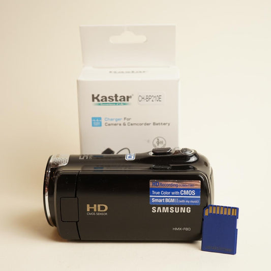 Samsung HMX-F80 Digital Camcorder | Tested & Working | Black