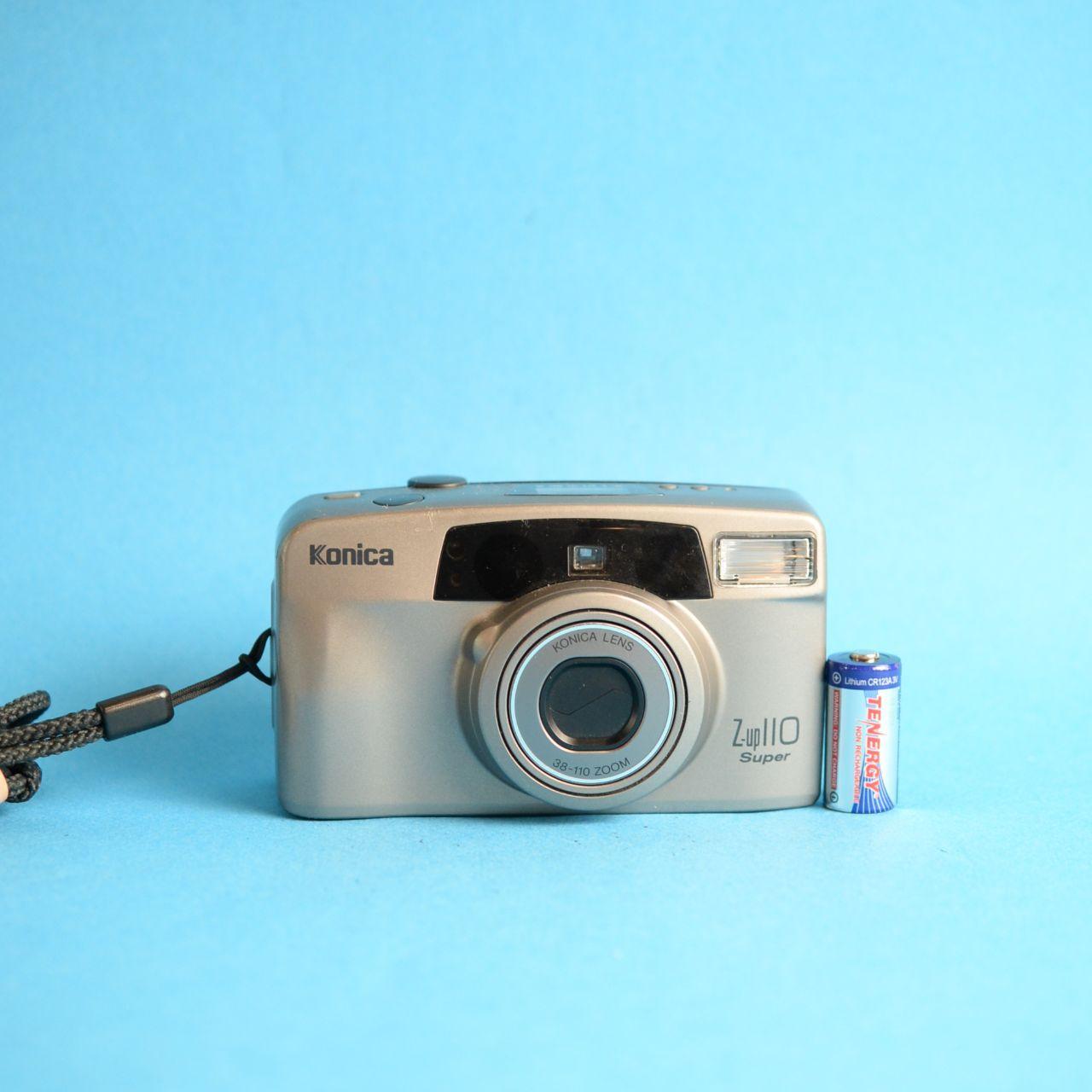 Konica Z-up 110 Super Film Camera | 35mm Point & Shoot | Tested & Working | Silver