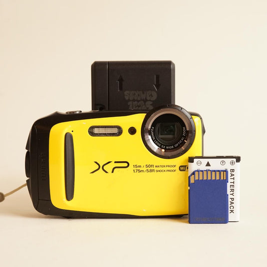 Fujifilm FinePix XP90 Digital Camera | 16MP | Tested & Working | Yellow & Black