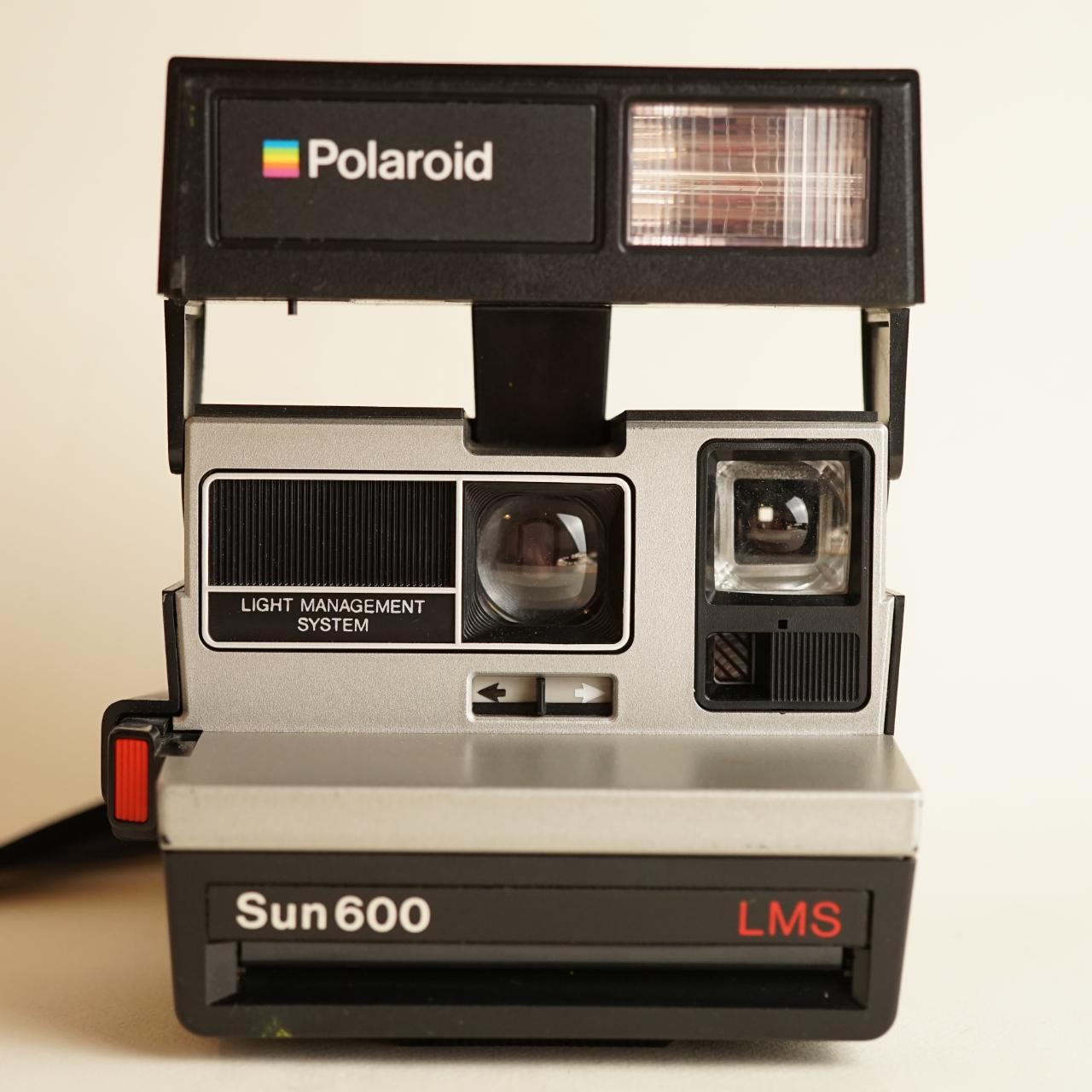 Polaroid Sun 600 LMS Camera | Instant Camera | Grey + Black