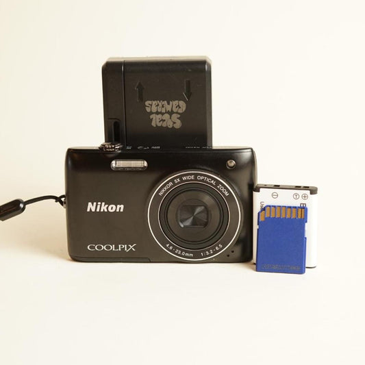Nikon Coolpix S4100 Digital Camera | 14MP | Tested & Working | Black
