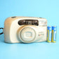 Yashica EZ5 Zoom 105 Film Camera | 35mm Point & Shoot | Tested & Working | Gold