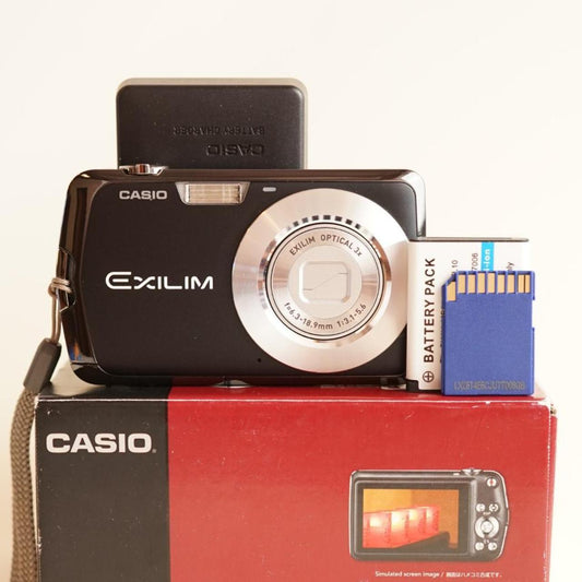 Casio Exilim EX-S5 Digital Camera | 10MP | Tested & Working | Black