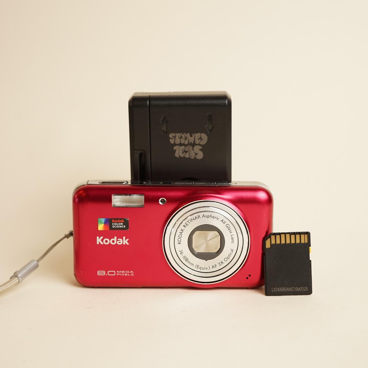 Kodak EasyShare V803 Digital Camera | 8MP | Tested & Working | Red