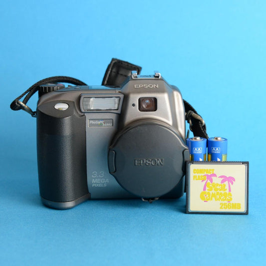 Epson PhotoPC 3100Z | 3.3MP Digital camera w/ CF Card | Silver