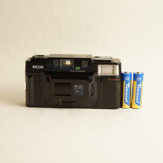 Ricoh FF-3 AF Film Camera | 35mm Point & Shoot | Tested & Working | Black