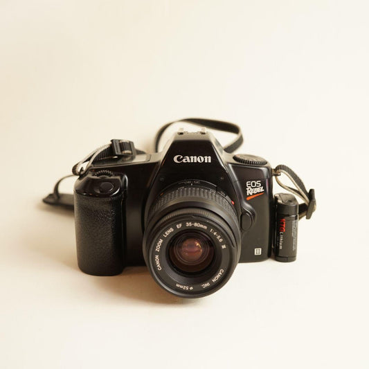 Canon EOS Rebel II Film Camera | 35mm SLR | Tested & Working | Black