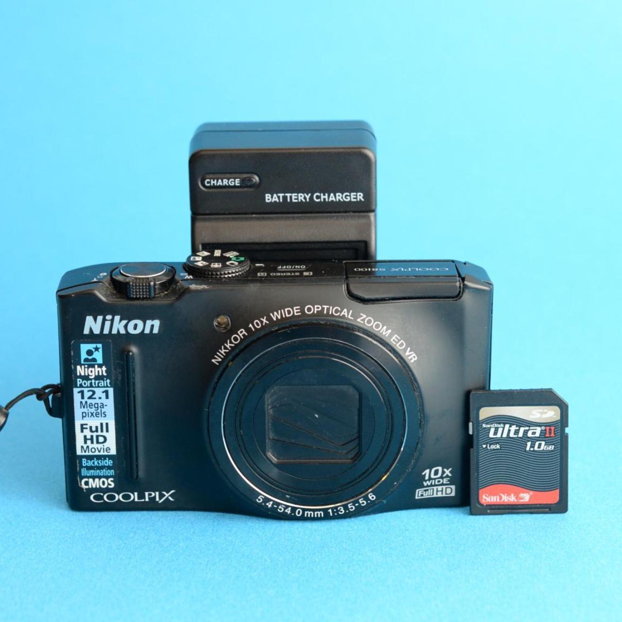 Nikon Coolpix S8100 | 12.1MP Digital Camera | Tested & Working | Black