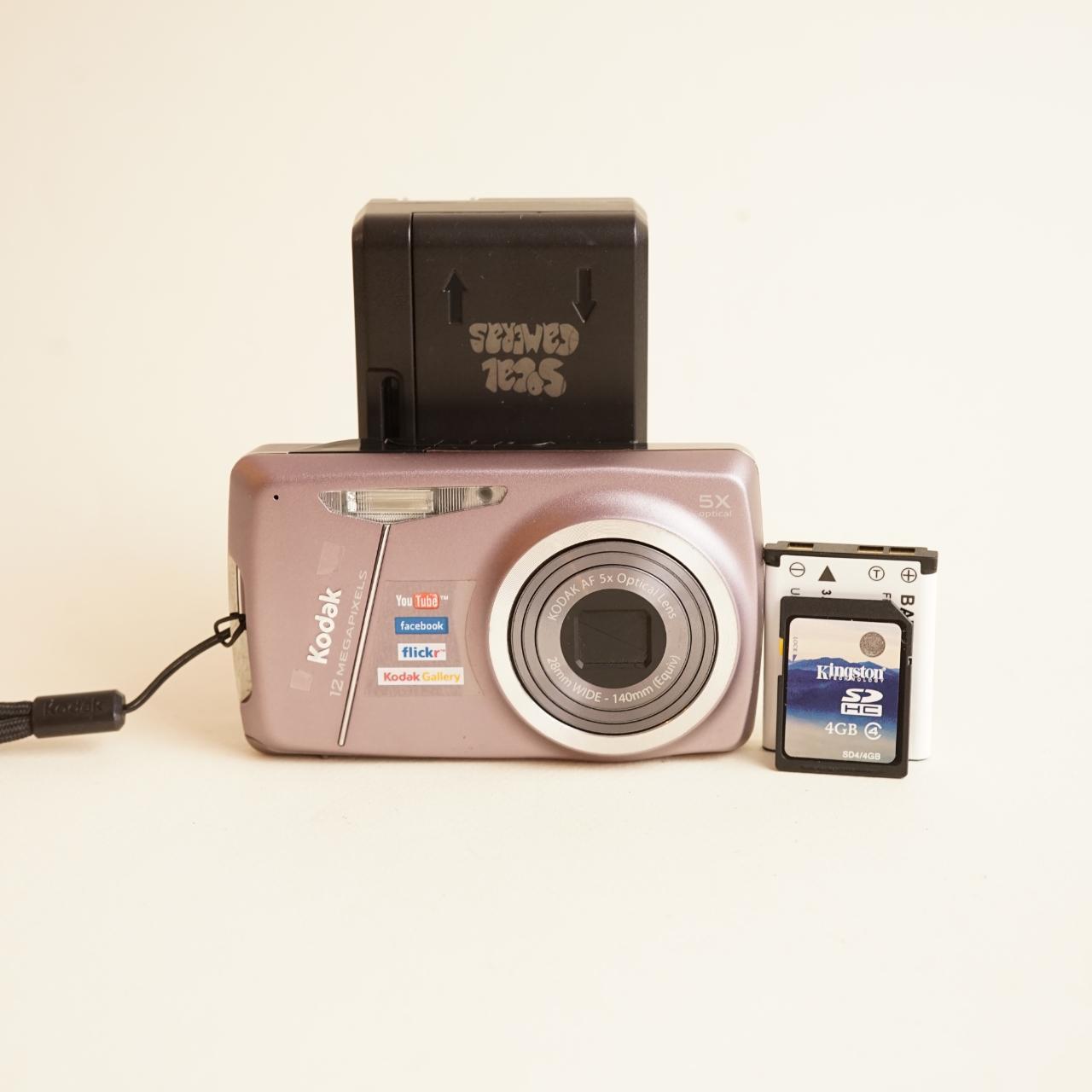Kodak EasyShare M550 Digital Camera | 12MP | Tested & Working | Light Purple