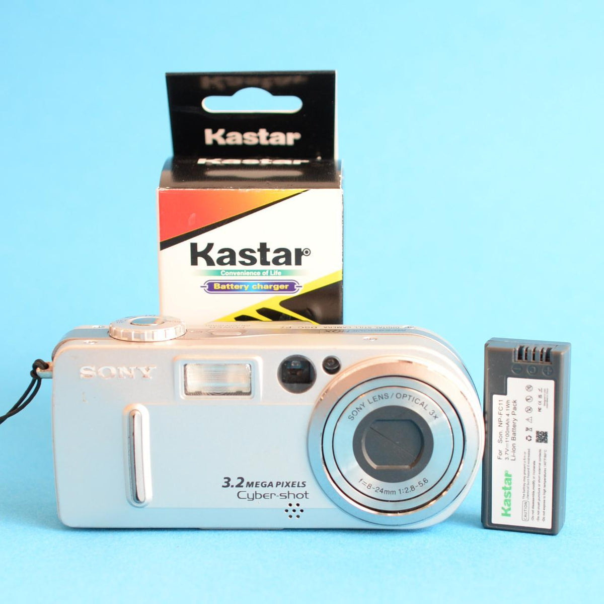 Sony Cyber-shot DSC-P7 Digital Camera | 3.2MP | Tested & Working | Sil ...