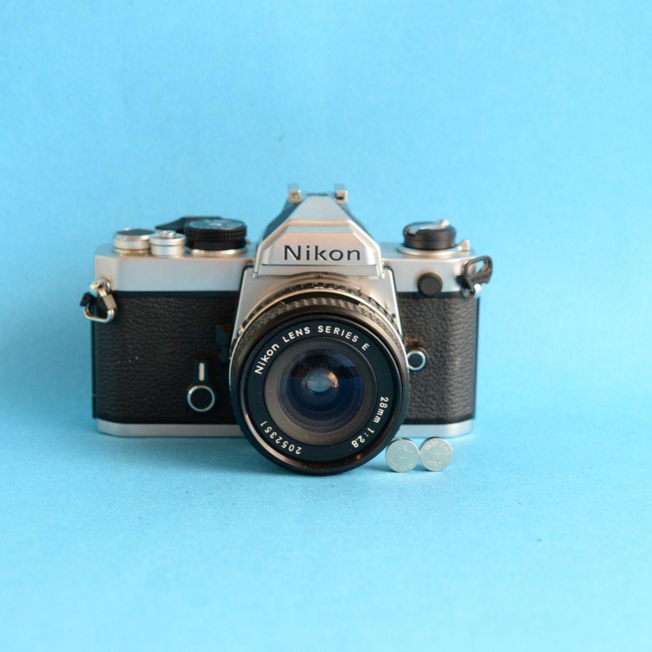 Nikon FM Film Camera | FULLY CLA'd | 35mm SLR | Tested & Working | Silver & Black