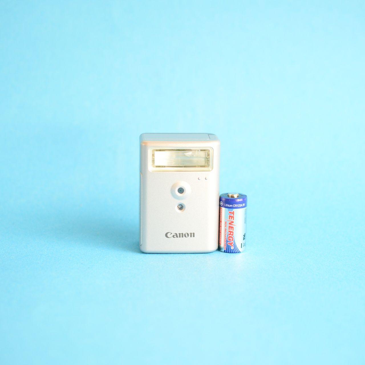 Canon HF-DC1 Digital Camera Flash Booster | Tested & Working | Silver