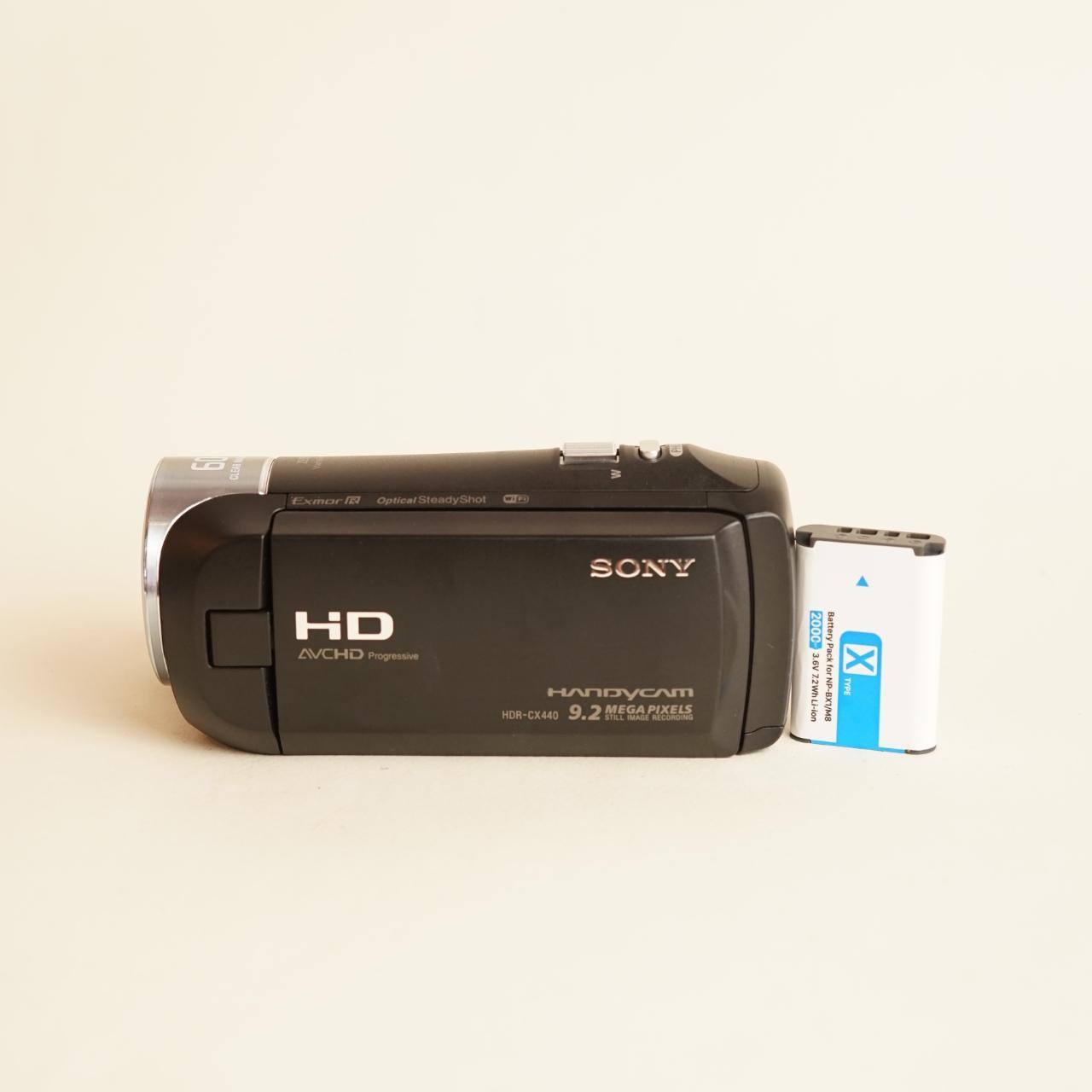 Sony Handycam HDR-CX440 Camcorder | 9.2MP | Tested & Working | Black