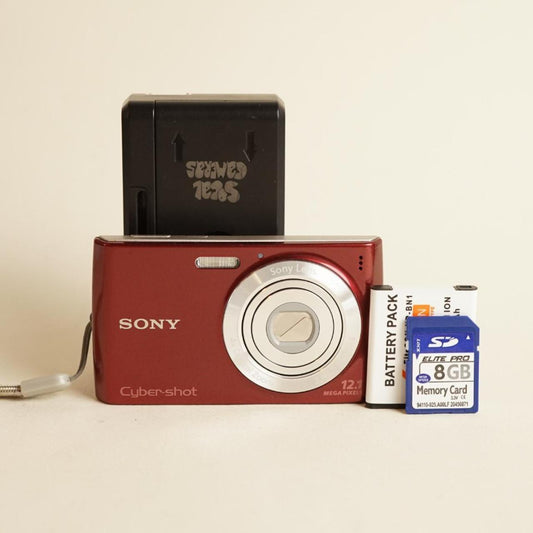 Sony Cyber-Shot DSC-W510 Digital Camera | 12.1MP | Tested & Working | Red