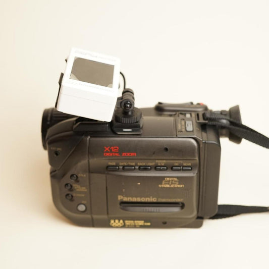 Panasonic PV-41D Palmcorder Tapeless VHS C Camcorder Setup | Tested & Working | Black