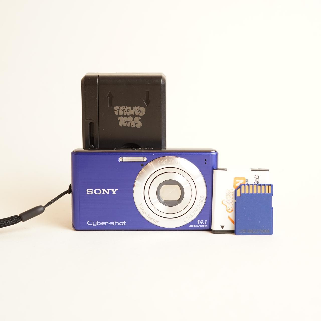 Sony Cyber-shot DSC-W530 Digital Camera | 14.1MP | Tested & Working | Blue