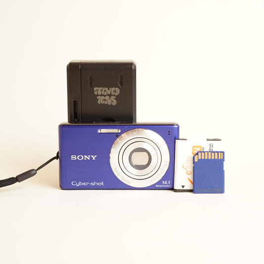 Sony Cyber-shot DSC-W530 Digital Camera | 14.1MP | Tested & Working | Blue