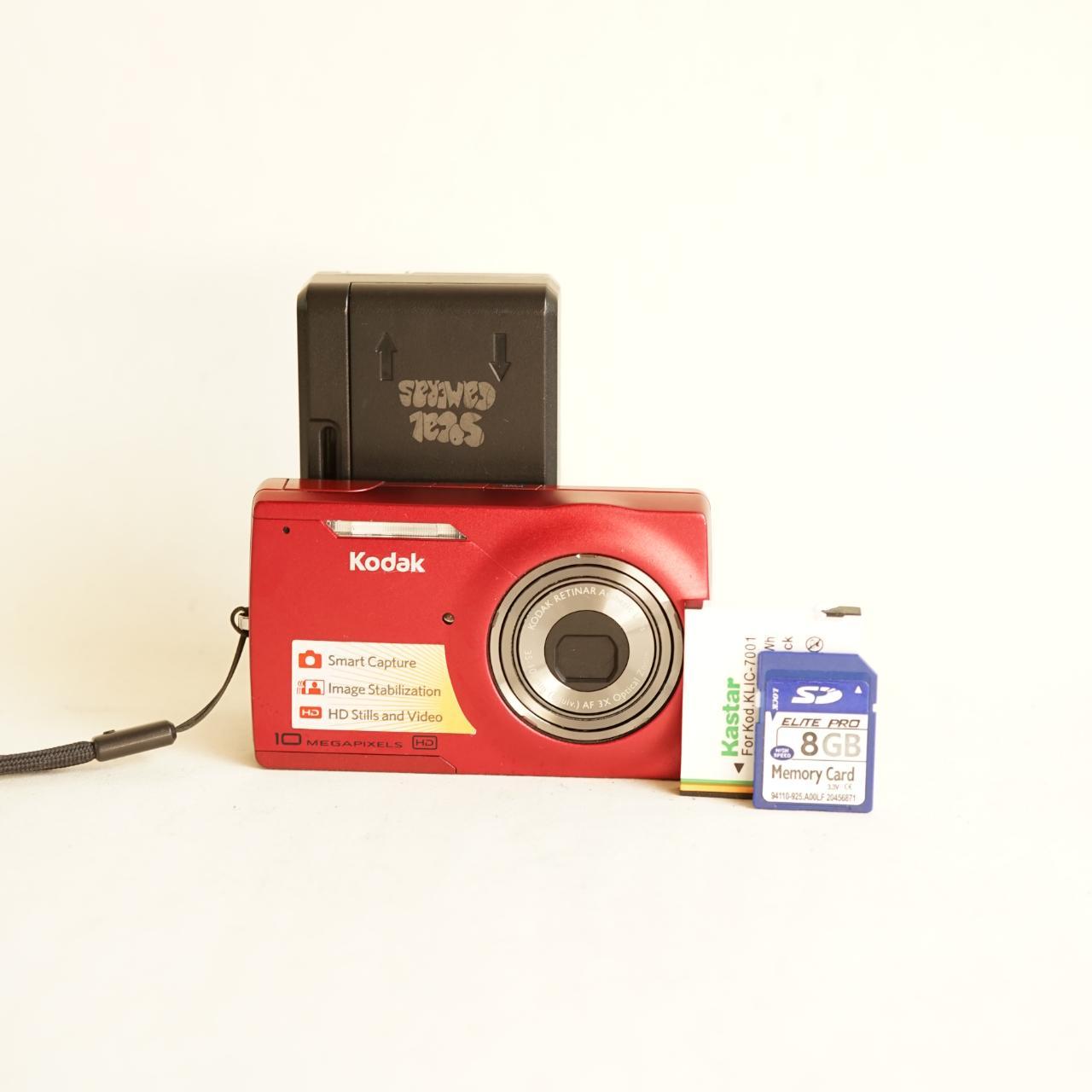 Kodak EasyShare M1093 IS Digital Camera | 10.0MP | Tested & Working | Red