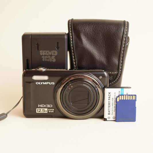 Olympus VR-330 Digital Camera | 14MP | Tested & Working | Black