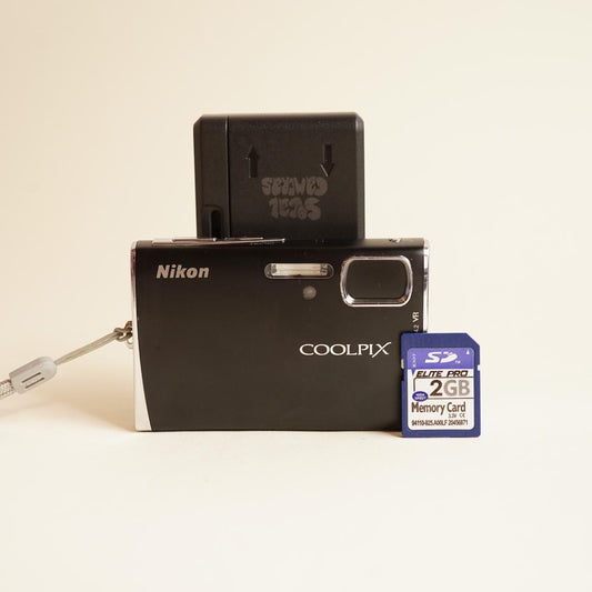 Nikon Coolpix S51 Digital Camera | 8.1MP | Tested & Working | Black