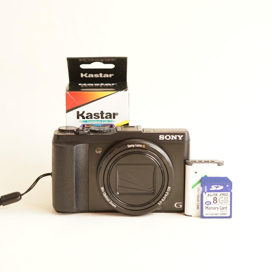 Sony Cyber-shot DSC-HX50V Digital Camera | 20.4MP | Tested & Working | Black