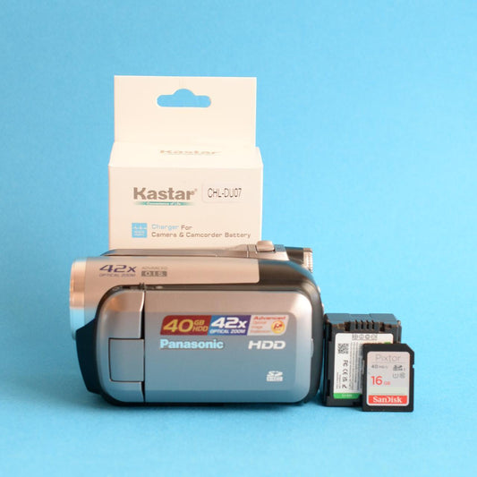 Panasonic SDR-H40P Digital Camcorder | 40x Optical Zoom | Tested & Working | Silver