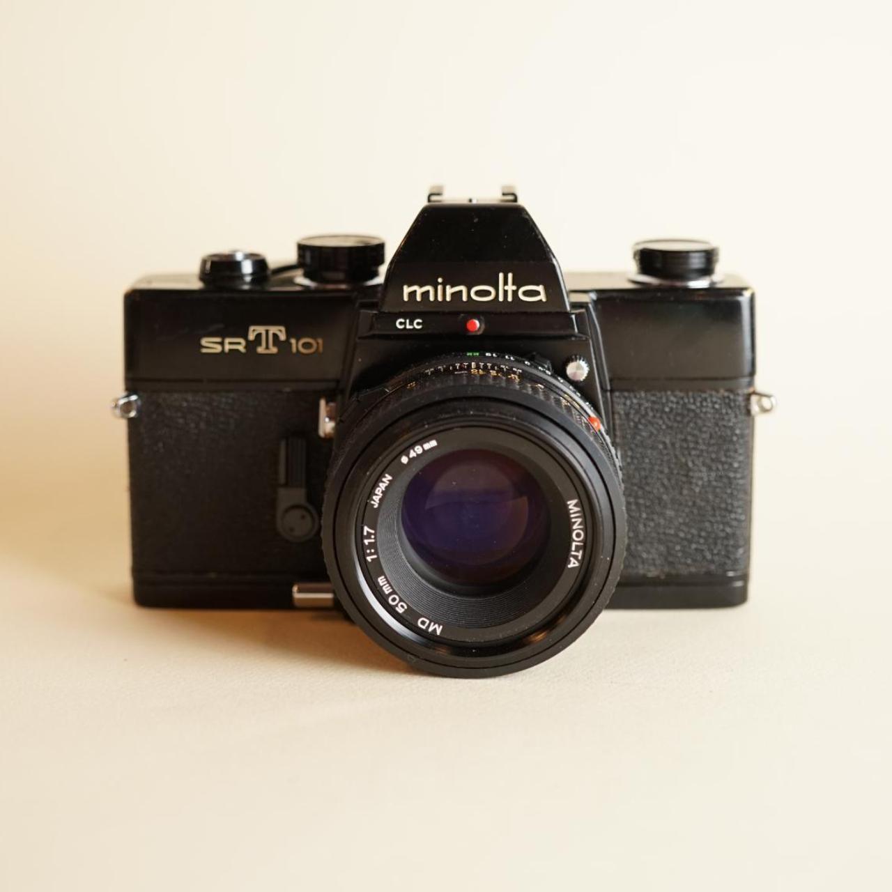 Minolta SRT101 | 35mm SLR Film Camera | Full CLA | Black