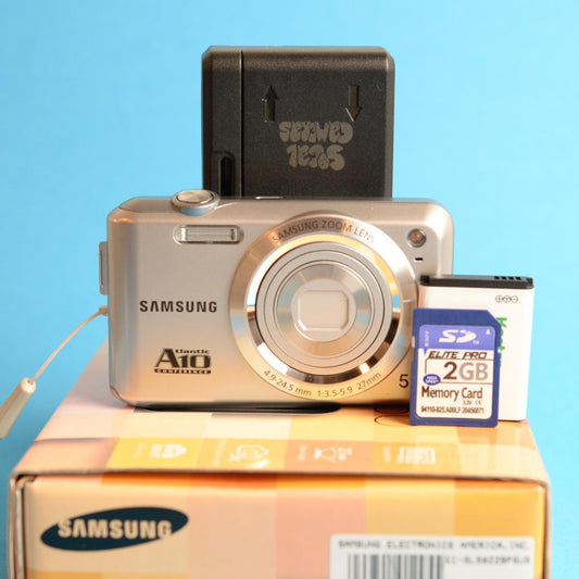 Samsung SL50 Digital Camera | 10.2MP | Tested & Working | Silver