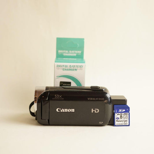 Canon VIXIA HF R400 Digital Camcorder | Tested & Working | Black