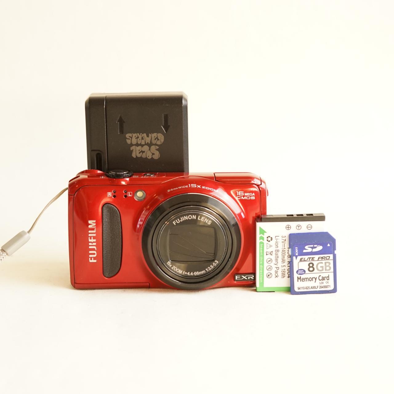 Fujifilm FinePix F660EXR Digital Camera | 16.0MP | Tested & Working | Red