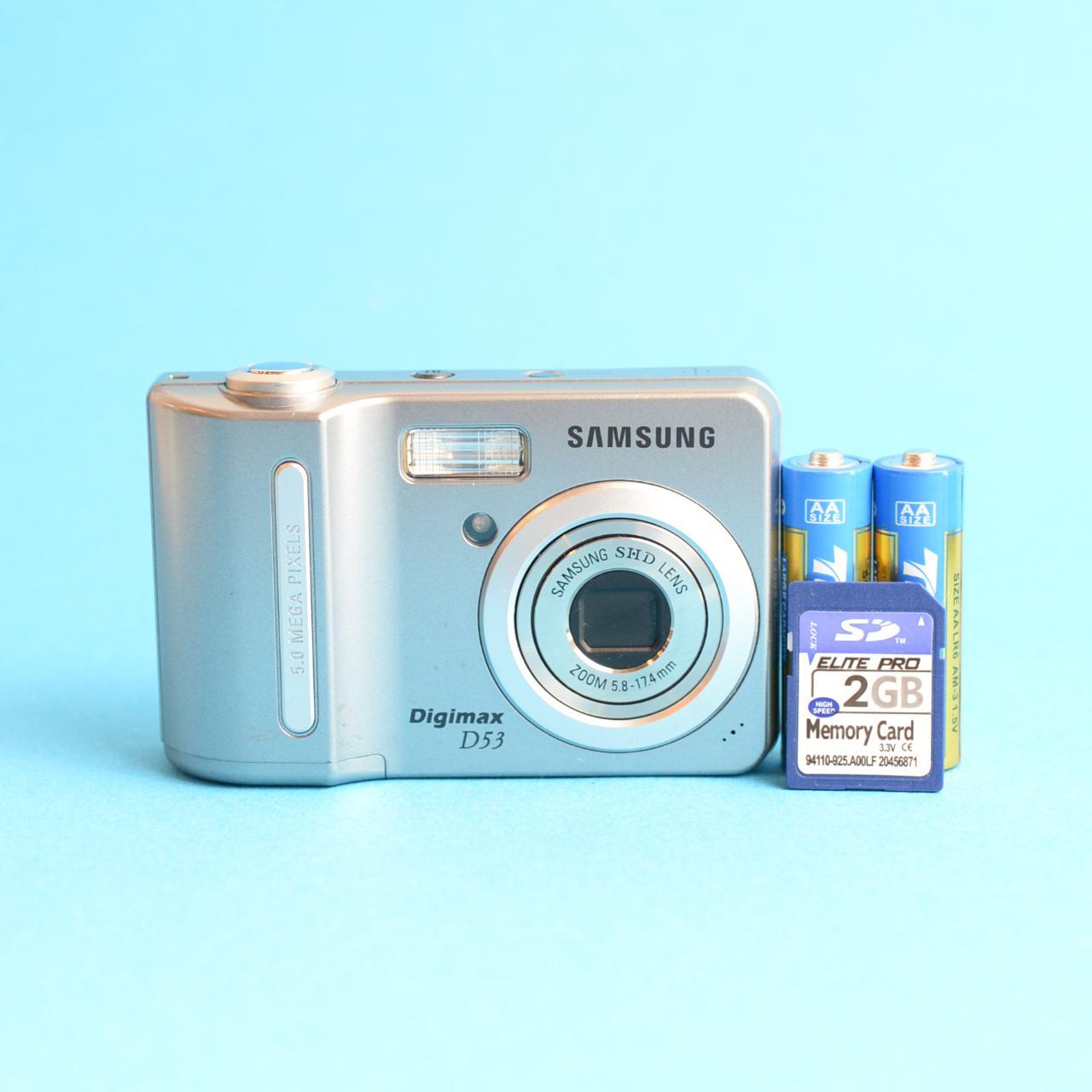 Samsung Digimax D53 Digital Camera | 5MP | Tested & Working | Silver