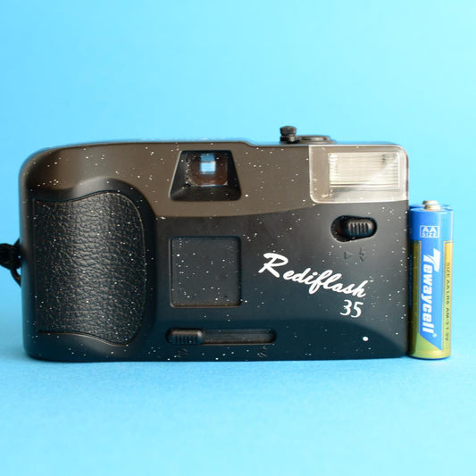 Rediflash 35 35mm Film Camera | Point and Shoot | Black