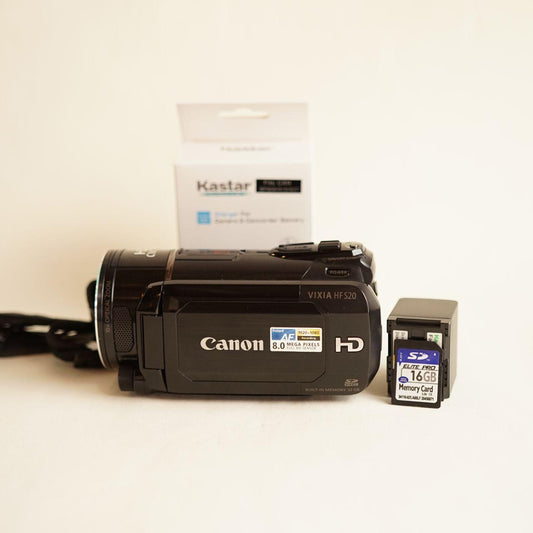 Canon VIXIA HF S20 Camcorder | Tested & Working | Black
