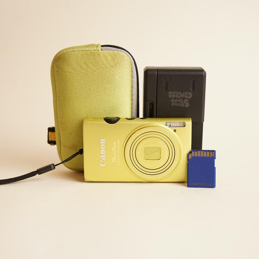 Canon PowerShot ELPH 110 HS Digital Camera | 16.1MP | Tested & Working | Light Green